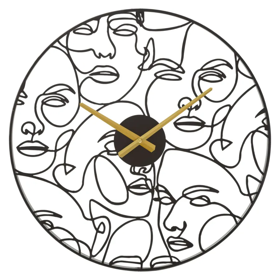 ZEGAR ŚCIENNY FACES 50X3,5 cm